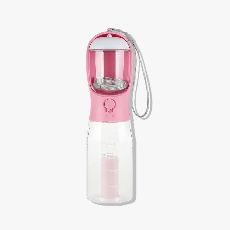 3-in-1 multifunktionale tragbare Wasserflasche für Hunde