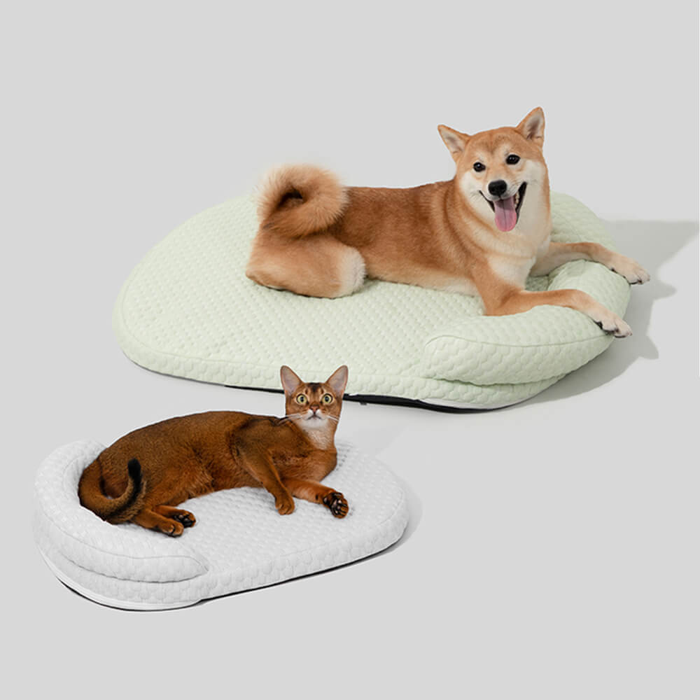 Cooling Breathable Neck Support Dog Pillow Bed