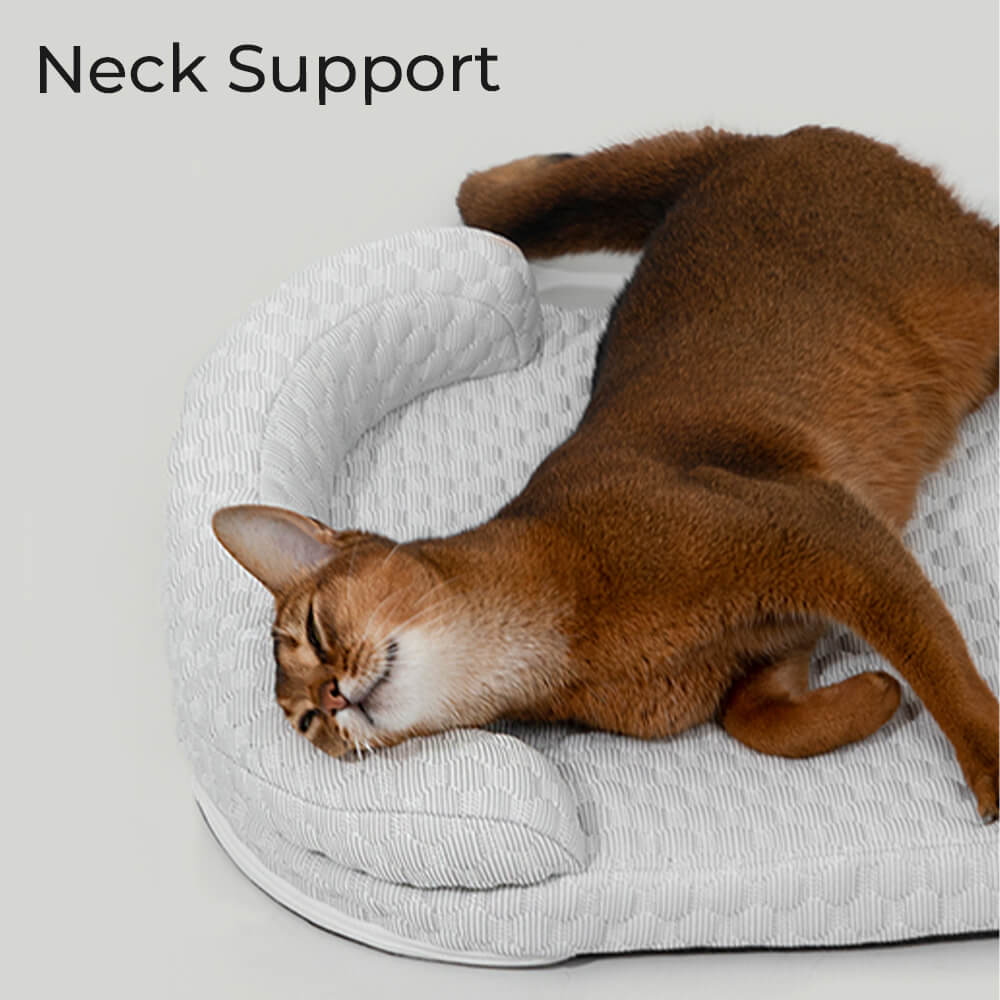 Cooling Breathable Neck Support Dog Pillow Bed