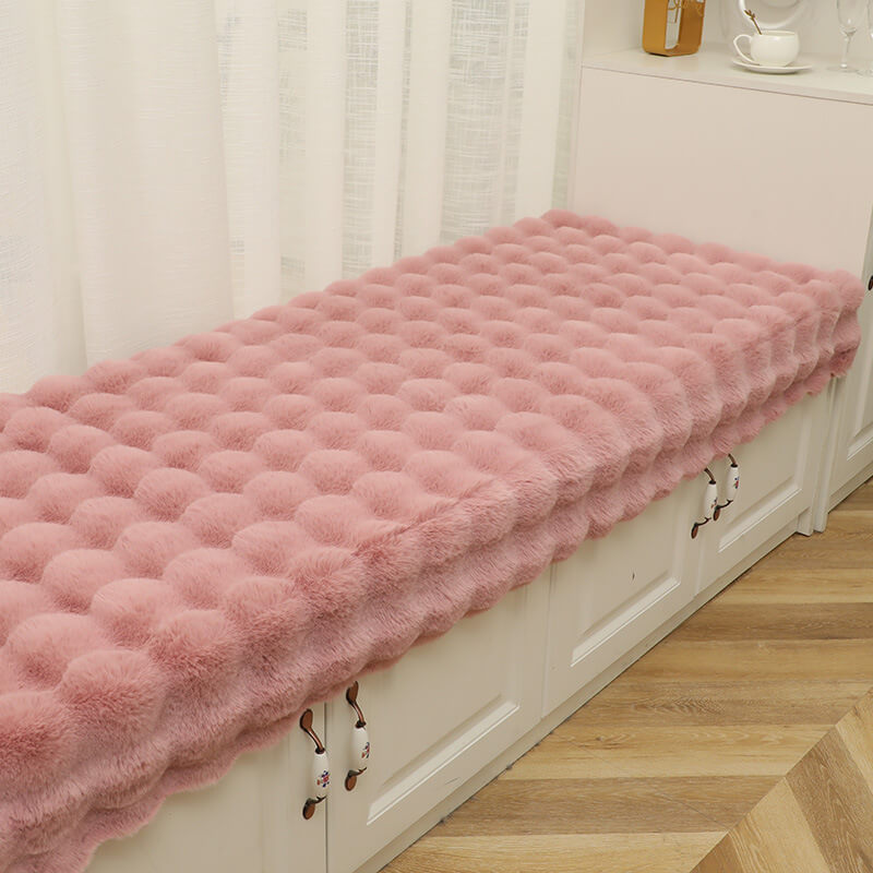 Cozy Plush Solid Colour Non-slip Couch Cover