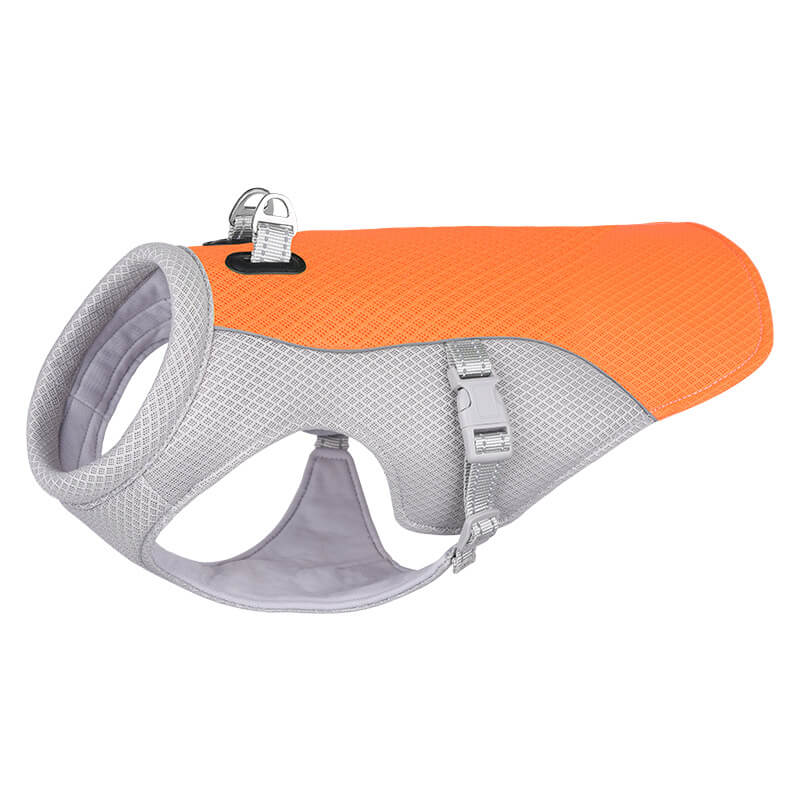 Breathable Vest For Sunstroke Prevention Water-soakable Dog Cooling Vest