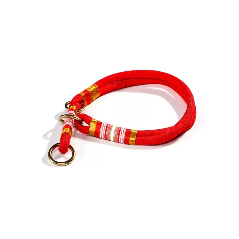 Cuerda trenzada tejida a mano, sin tirones, accesorios para perros geniales, Collar de entrenamiento