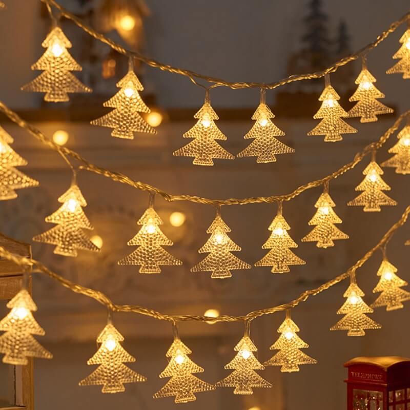 LED lights Christmas Reindeer & Snowflake USB String Lights