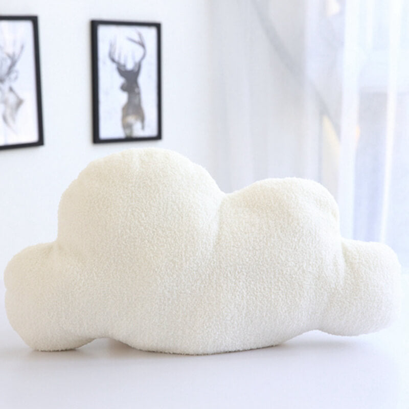 Joli coussin de canapé en forme de nuage, coussin de canapé doux