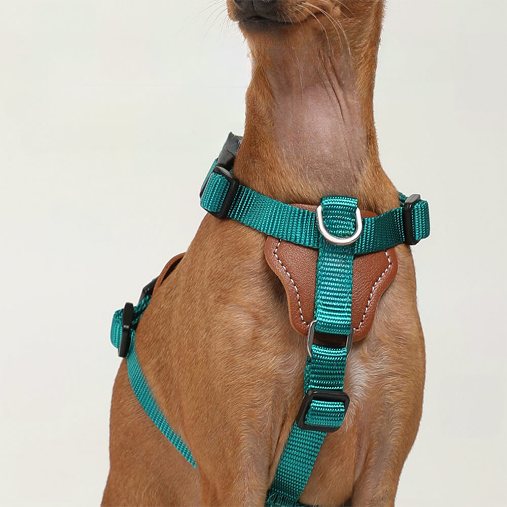 Multifunctional Hands-Free Anti-Pull Dog Walking Harness Set with Storage Bag