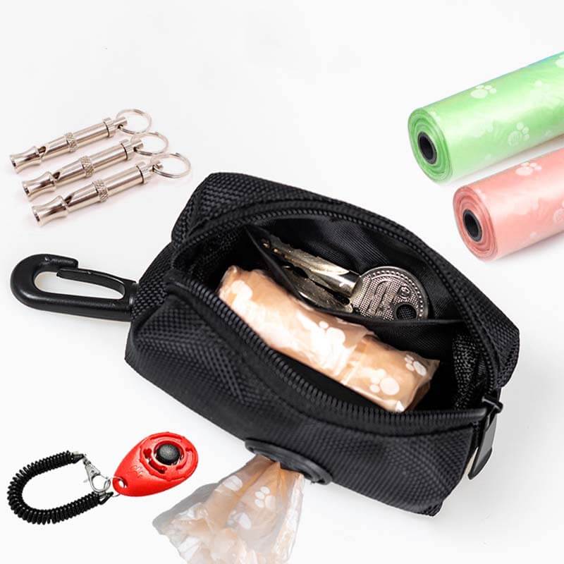 Portable Oxford Fabric Dog Walking Bag Dog Waste Bag Dispenser