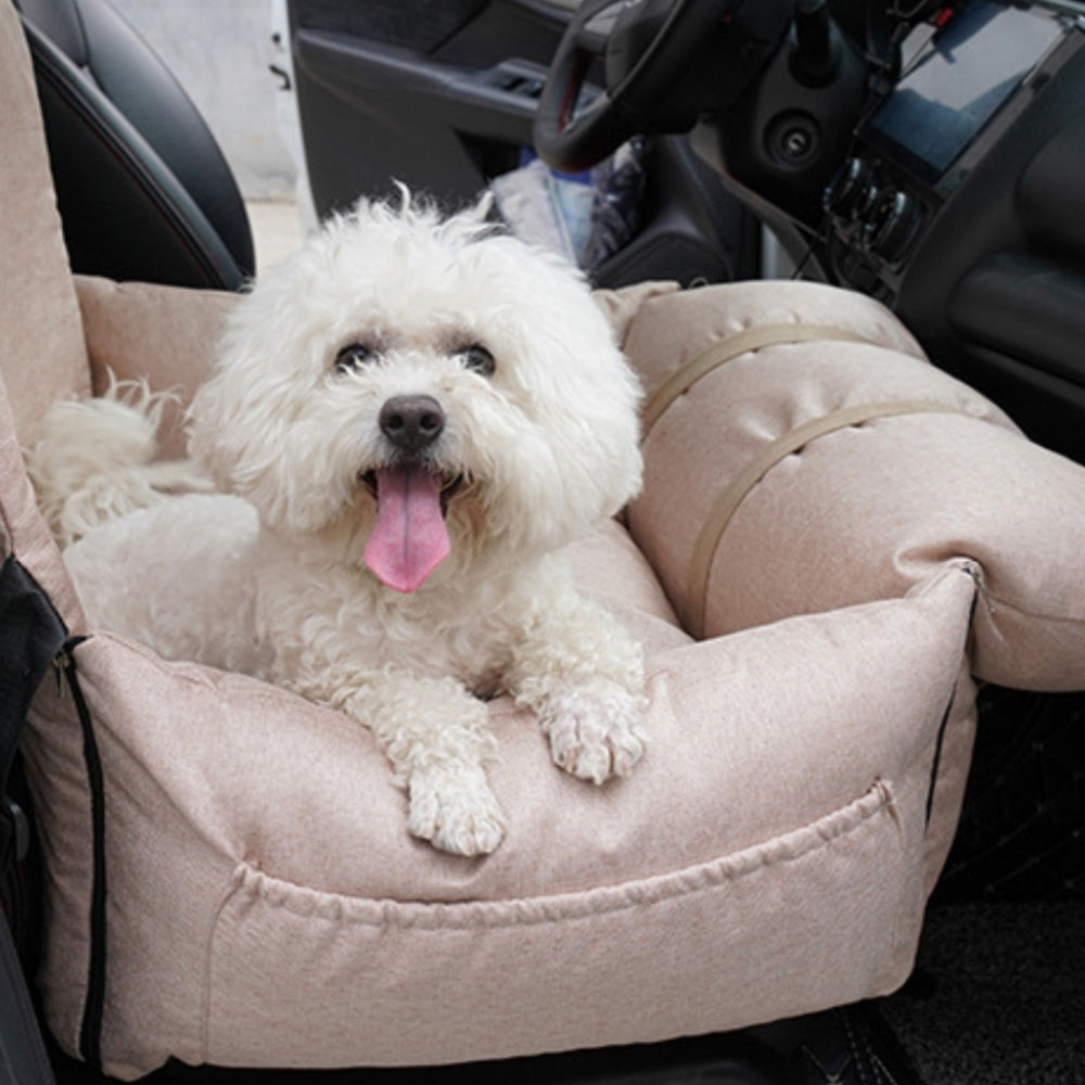 Soporte ortopédico multiusos para mascotas, asiento de seguridad para coche, asiento para coche para perros, cama