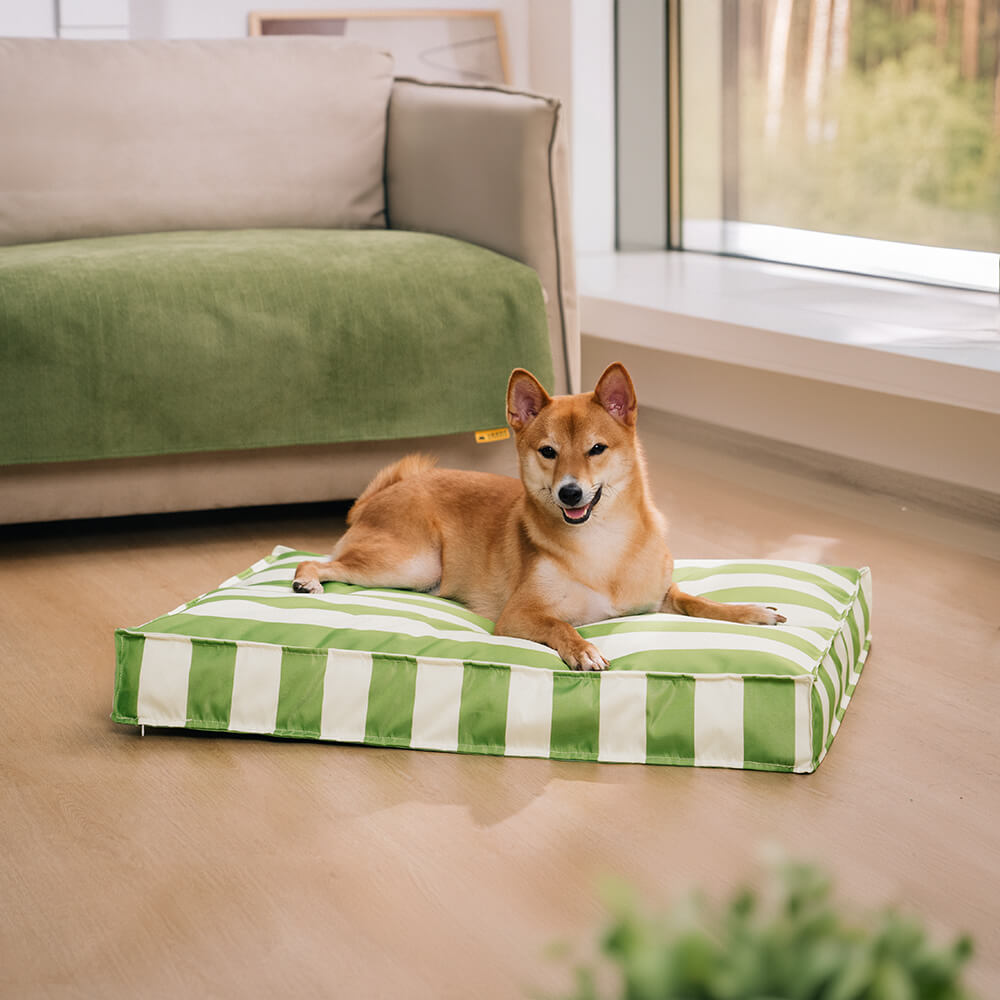 Cama de almohada para perros impermeable de doble cara con soporte ortopédico