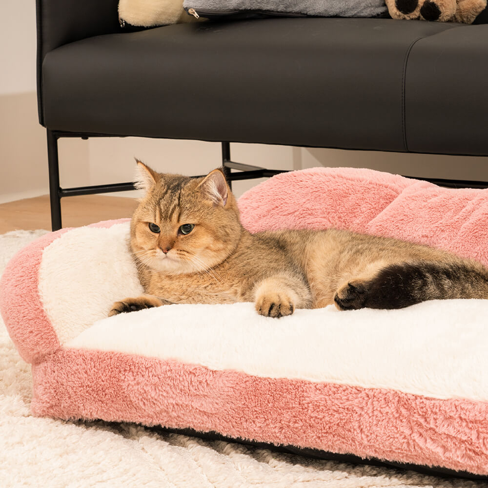 Fashion Leisure Plush Warm Cat Sofa Bed