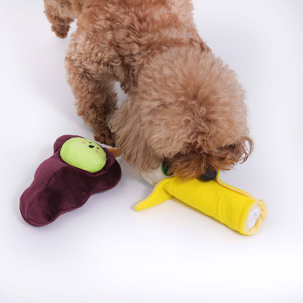 Juguete de peluche para perros chillones - Fruta